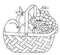 Download and print these free coloring pages. Free Printable Fruit Coloring Pages For Kids Basket Drawing Fruit Coloring Pages Coloring Pages To Print
