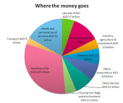 The Pie Chart Gives Information On Uae Government Spending