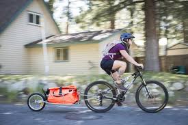 This single wheel bicycle trailer features a low profile and light weight, great for navigating narrow trails and bike lanes. Aosom Solo Review Gearlab