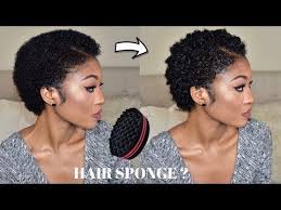 On The Go Curl Definition On 4b C Twa Using Curl Sponge Disisreyrey Youtube Hair Sponge Curls Hair Sponge Natural Hair Twa