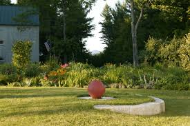 Old gray adirondack chairs, hardy plantings that can stand the salt air, and outdoor showers for washing off the sand. New England Landscaping Houzz