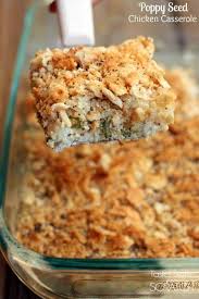 With all of the components of beloved loaded potato skins (like bacon, sour cream, and cheese), it's practically impossible for anyone to dislike this casserole. Poppyseed Chicken Casserole Princess Pinky Girl
