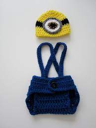 Omg A Minion I Love This Movie Newborn Crochet Crochet Diaper Cover Newborn Crochet Patterns