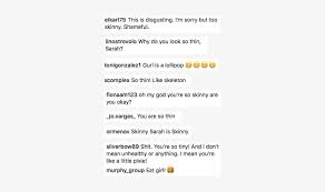 Freez like lets you get up to 1000 real comments, followers, likes, replies, subscribers, and views for 100% free. Negative Comments On Sarah Hyland S Instagram Post Negative Body Image Instagram Comments Transparent Png 296x406 Free Download On Nicepng