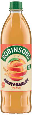 Robinsons Fruit & Barley Peach Squash, 1 l (Pack of 1) : Amazon.co.uk:  Grocery