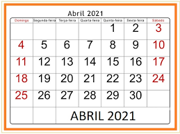Veja aqui as datas dos feriados da portugal de 2021, inclusivamente das feriados 2021 e de outros dias festivos em seguida uma lista dos feriados mais comuns da portugal de 2021. Calendario Abril 2021 Chile Feriados Nasuvia In 2021 Calendar Calendar Printables Calendar Template
