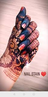 Henna Nails In 2020 Henna Nails Henna Stain Henna