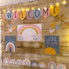 Maybe you would like to learn more about one of these? Free Boho Rainbow Bulletin Board Heart Of The Class