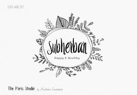 Oh Look At This Cute Little Logo I Love Every Aspect Of It It Appears Messy But It S Truly Nicely Bal Floral Logo Design Floral Logo Restaurant Logo Design