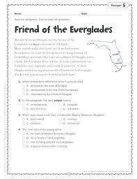 27 Main Idea And Supporting Details Exercises Main Idea Worksheets Grade 5 In 2020 Reading Comprehension Worksheets Main Idea Worksheet Education Quotes For Teachers