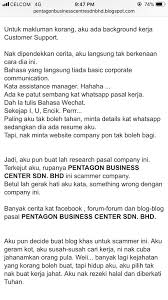 0318109 pentagon business consultants limited is a live company incorporated on 16 july pentagon business centre sdn. Kulitv On Twitter Tfortarani1726 Twt Kerja Oh Kerjakosong Kerja Kosong Jawatan Jawatannkosong Mohonkerja Vacanciesmy Kerjakosong123 Maukerjamy Jomkerjamy Muda Vacancykl Jobkerjaya Kerja Kosongmy Jobsmalaysia Ni Company Scammer