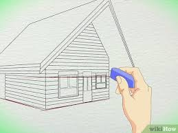 You may add a gable roof to have a loft and more storage space. How To Draw A Cabin With Pictures Wikihow