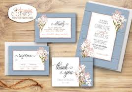 Dusty Blue Wedding Invitation Set Blue Wedding Something Etsy Wedding Invitations Rustic Wedding Invitations Blue Wedding Invitations