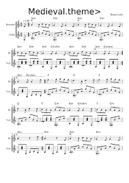 Once you have downloaded the book, head over to bandcamp to find the album there, and download it for free. Medievil Music Sheet Download Handwritten And Printable Music Sheet And Music Scores