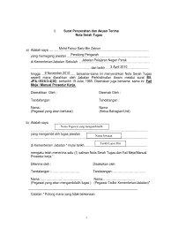 Contoh surat tugas adalah surat yang dikeluarkan oleh perusahaan atau instansi tertentu dan ditujukan kepada karyawan atau anggotanya guna melaksanakan tugas tertentu. Contoh Nota Serah Tugas