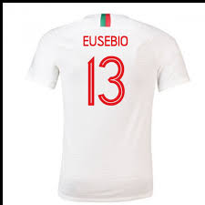 Authentic portugal kit printing also available for official nike cristiano ronaldo shirts. 2018 2019 Portugal Away Nike Football Shirt Eusebio 13 Kids 893994 100 110073 91 77 Teamzo Com
