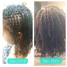 One Year Loc Texture Difference One Month Into My Braidlocs And I M Just Waiting For Mine To Get Thicker So Locs Hairstyles Natural Hair Styles Hair Beauty