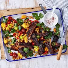 The reverse sear is a great, approachable cooking. Spiced Lamb Riblets With Cauliflower Chickpea Salad Harris Farm Harris Farm Markets