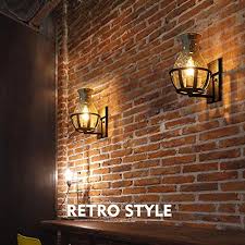 Ladiqi Vintage Country Style Candle Design Wall Sconce Lighting Wall Lamp Light Fixture E12 Bulb Base With Unique Seedy Farmhouse Goals
