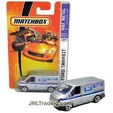 Matchbox Year 2007 Mbx Metal Ready For Action Series 1 64 Scale Die Cast Car Set 37 Silver Color Genuine Ford Parts Service Van Ford Transit K9490 Matchbox Diecast Car Set