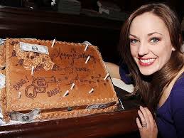 Happy Birthday, Bonnie & Clyde! It's A Birthday Pizza Party for Laura Osnes  and Jeremy Jordan