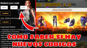 Los códigos de garena free fire solo duran unas cuantas horas. Como Saber Si Hay Nuevos Codigos De Regalo Para Free Fire 2019 Youtube
