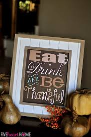 Free thanksgiving quotes and sayings. Thanksgiving Quote Free Printable Fivehearthome