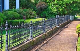 Because classification of wrought iron fencing is so varied, so is pricing. 32 Elegant Wrought Iron Fence Ideas And Designs Wrought Iron Fences Cast Iron Fence Iron Fence Ideas