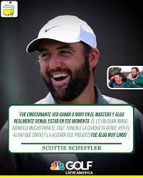 El mejor del planeta celebra el triunfo histórico de su amigo. ⛳️👏 La  palabra de @scottie.scheffler tras la victoria de @rorymcilroy en  @themasters_es y el sentimiento de ponerle el saco verde. 🗣️🟢