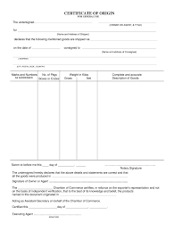 Provides · free sample certificate of origin templates. Certificate Of Origin Template Fill Online Printable Fillable Blank Pdffiller