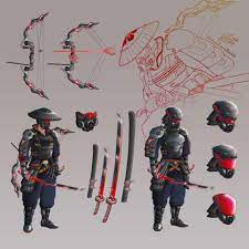 Each sword is carefully crafted with the utmost care and attention to detail using traditional hand forging methods. Artstation Cyberpunk Futuristic Samurai Character Design Donovan Raven Daludado