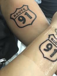 Route 91 Tattoo Route 91 Tattoos Small Tattoos