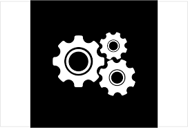 Download Simple 3 Gear Or Cog Vector Icon Graphic By Sarivart Creative Fabrica PSD Mockup Templates