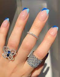 Color french tip nail designs. Eva Like Nail Tips French Tip Nails With Color Ideas To Be Wearing In 2021 Eva Like