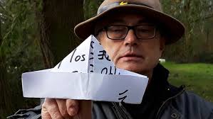 Barquito papel en Alba de Tormes