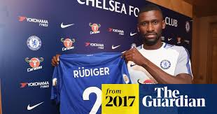 Atletico madrid's uruguayan forward luis suarez (l) and chelsea's german defender antonio rudiger argue during the uefa champions league. Chelsea Complete 34m Deal For Roma Defender Antonio Rudiger Chelsea The Guardian