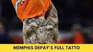 Lyon forward memphis depay shows off 'the lion' after scoring against psg in 2018 afp/jeff pachoud. Fianally Memphis Depay S Lion Tatoo Finished Depay Lifestyle Youtube