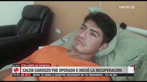 Caleb Cardozo fue operado e inició la recuperación