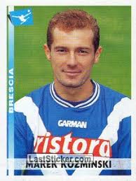 He played for clubs such as hutnik kraków, udinese (italy), brescia (italy), ac ancona (italy), paok thessaloniki. Sticker 84 Marek Kozminski Panini Calciatori 2000 2001 Laststicker Com