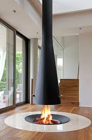 Cheminee Design Centrale Filiofocus Telescopique Kamin Design Rustikales Haus Ofen Wohnzimmer