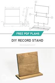 Diy Record Stand Record Stand Vinyl Record Display Diy Vinyl