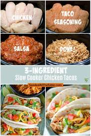 Easy Slow Cooker Chicken Tacos Recipe In 2020 Slow Cooker Chicken Tacos Recipes Crockpot Recipes