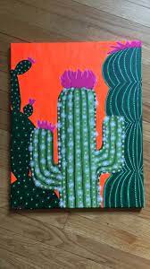 In this video how to draw a kawaii cactus easy saguaro cactus｜easy acrylic painting on canvas step by step｜satisfying demo. Cacti Painting Acrylic Painting Cactus Decor Art Painting Acrylic Cactus Painting Canvas Painting Diy