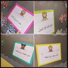 غ راس م عل مة On Instagram من بطاقات قوانين الحلقه في فصلي Muslim Kids Activities Learn Arabic Alphabet Learning Arabic