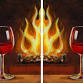 Paint Nite: Wine By The Fireplace Partner Painting