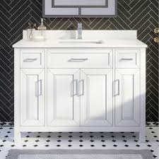 48 Single Sink Vanity White Finish