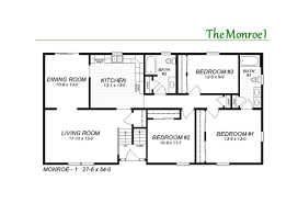 Mid century ranch home plans. Raised Ranch The Monroe I By Signature Building Systems