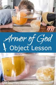 Object lessons with food coloring. Armor Of God Object Lesson Our Journey Westward