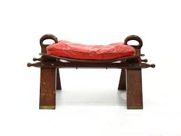 Bertha modern milk cow patterned velvet ottoman stool with birch wood legs. Vintage Camel Saddle Stool 1970s For Sale At Pamono