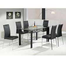 Whether it's windows, mac, ios or android, you will be able to download the images using download button. Home Furniture Diy Black Glass Dining Table And 4 Chairs Dining Room Kitchen Rectangle Table Modern Kisetsu System Co Jp
